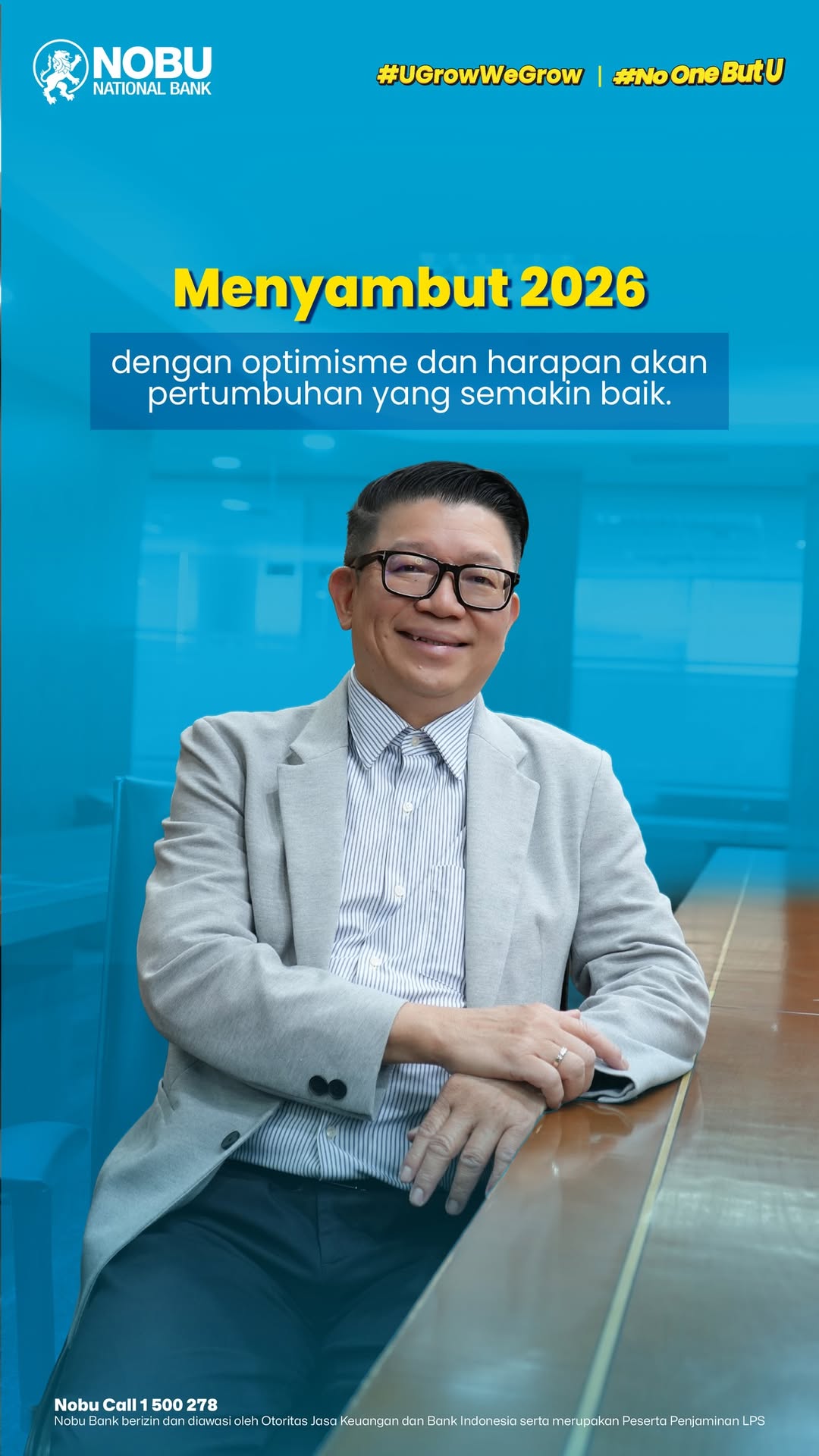  Mari kita sambut tahun yang baru dengan semangat baru, optimisme, dan harapan akan pertumbuhan yang semakin baik. Bpk