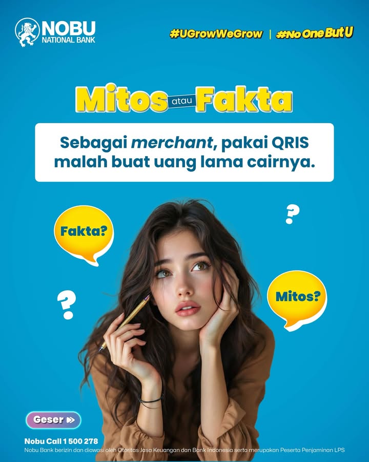 Masih mikir kalau pakai QRIS bikin uang lama cair Engga, ya, guys