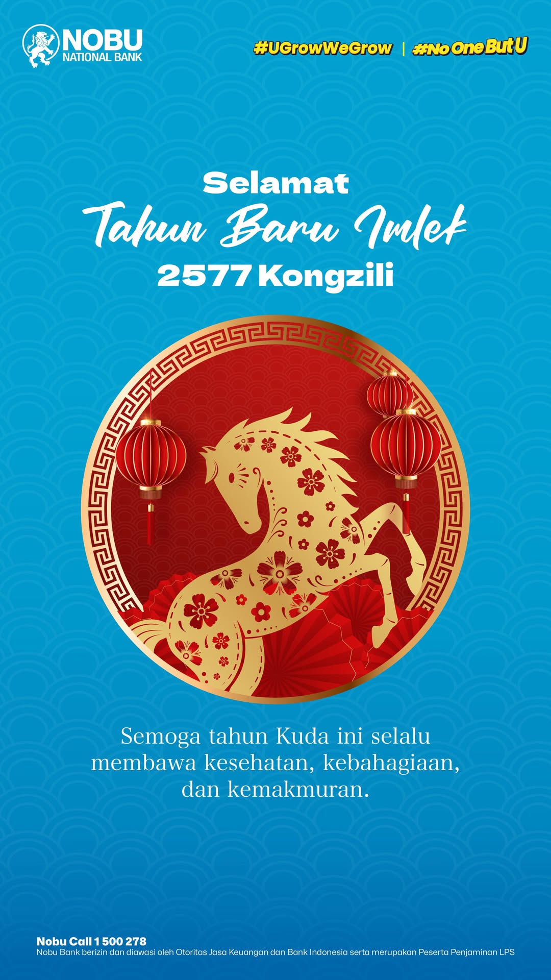 Selamat Tahun Baru Imlek 2577 Kongzili Semoga di tahun Kuda Api ini selalu membawa kesehatan, kebahagiaan, da...