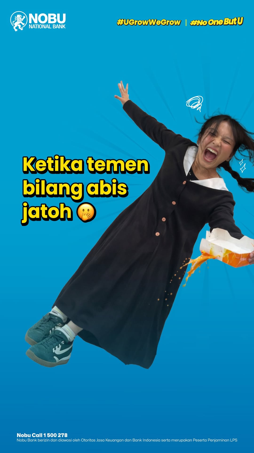 Panik banget dapet WA temen jajan siomay terus jatoh Udah jatoh aja masih sempet buat promosiin Nobu Go Forex