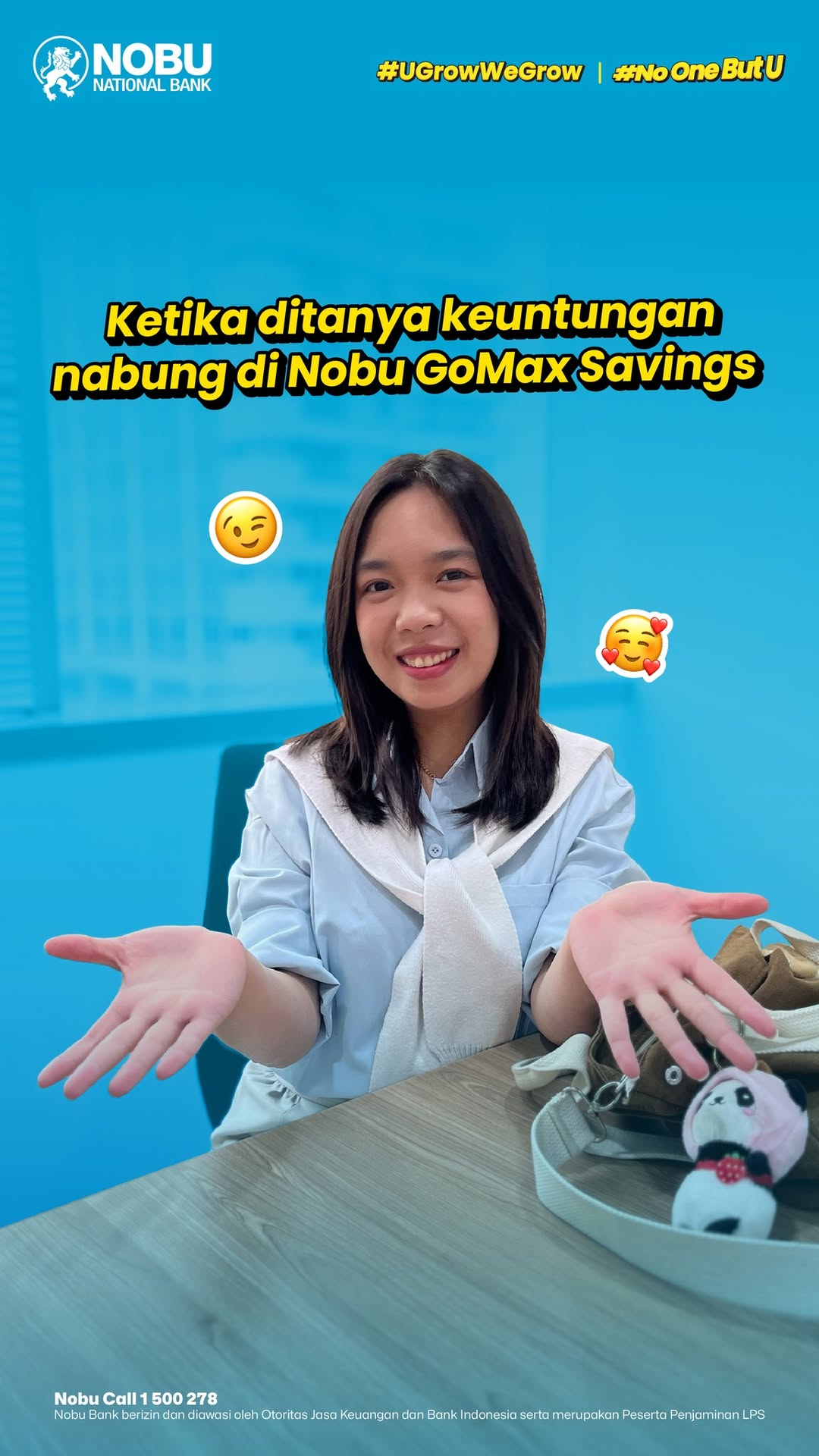 Emang apa aja keuntungan nabung di Nobu GoMax Savings Banyakkk donggg Mulai dari bunga 3 p.a