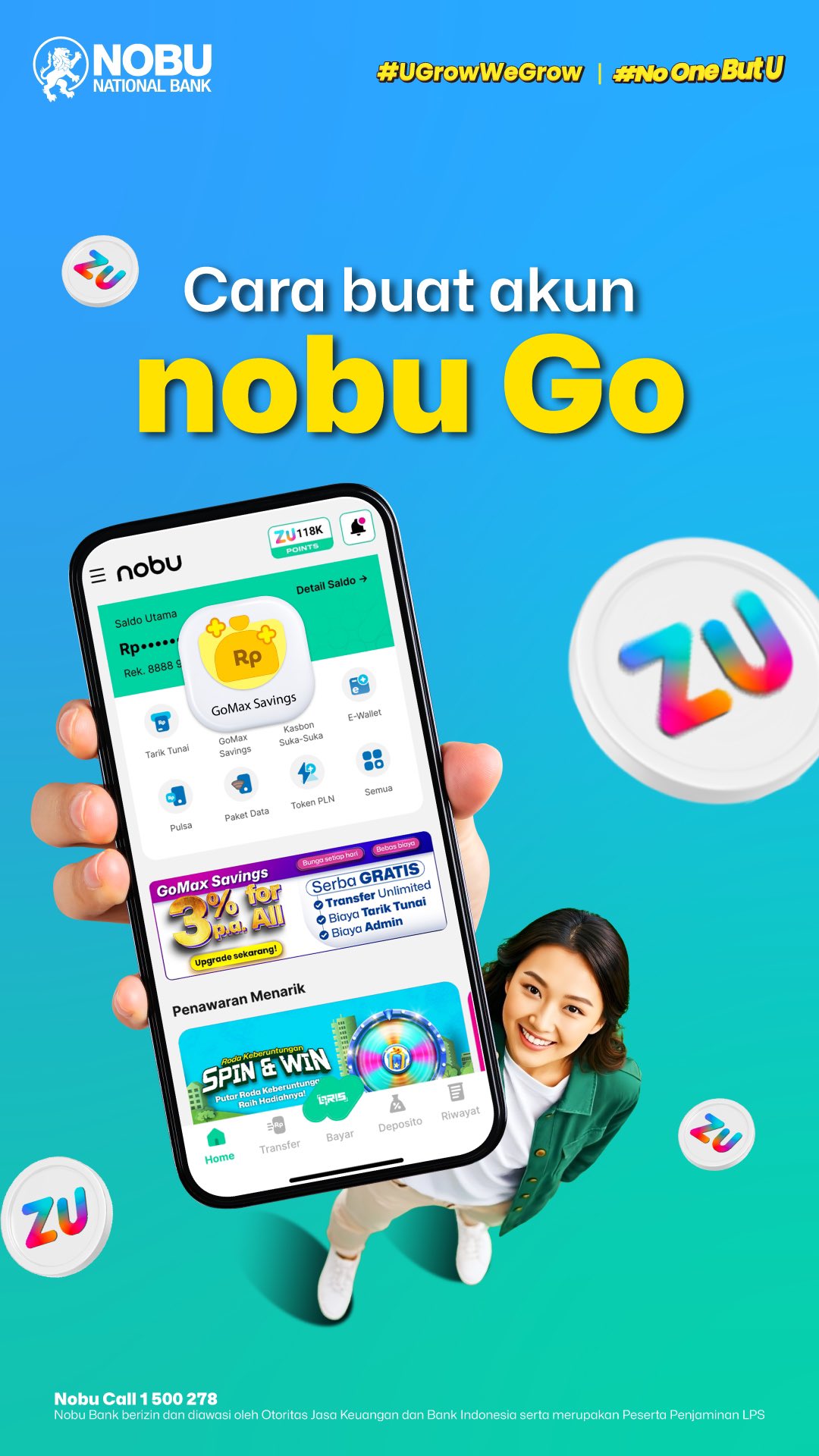 Baru mau daftar nobu Go, tapi ga tau mulai dari mana Tenang Cara buat akunnya gampang banget, lho Cukup ikutin lang...