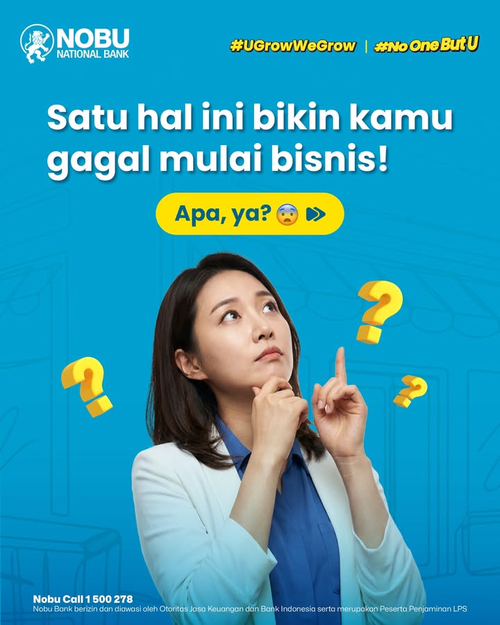 Pernah mau mulai bisnis, tapi malah ragu sama diri sendiri Kalau iya, bisa jadi yang lagi diuji bukan idenya, tapi se...