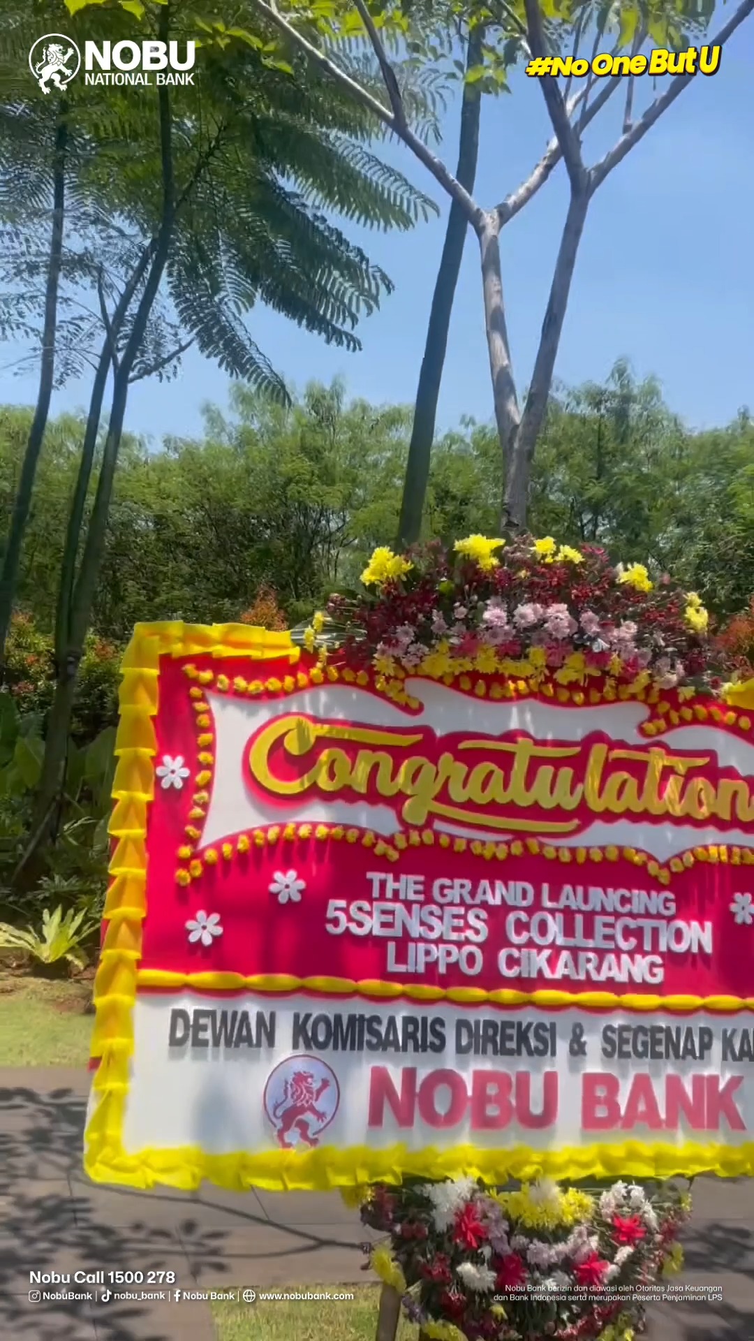 Wujudin kepemilikan rumah bercita rasa tinggi Nobu Bank hadir di acara Grand Launching 5enses Collection di Lippo C...