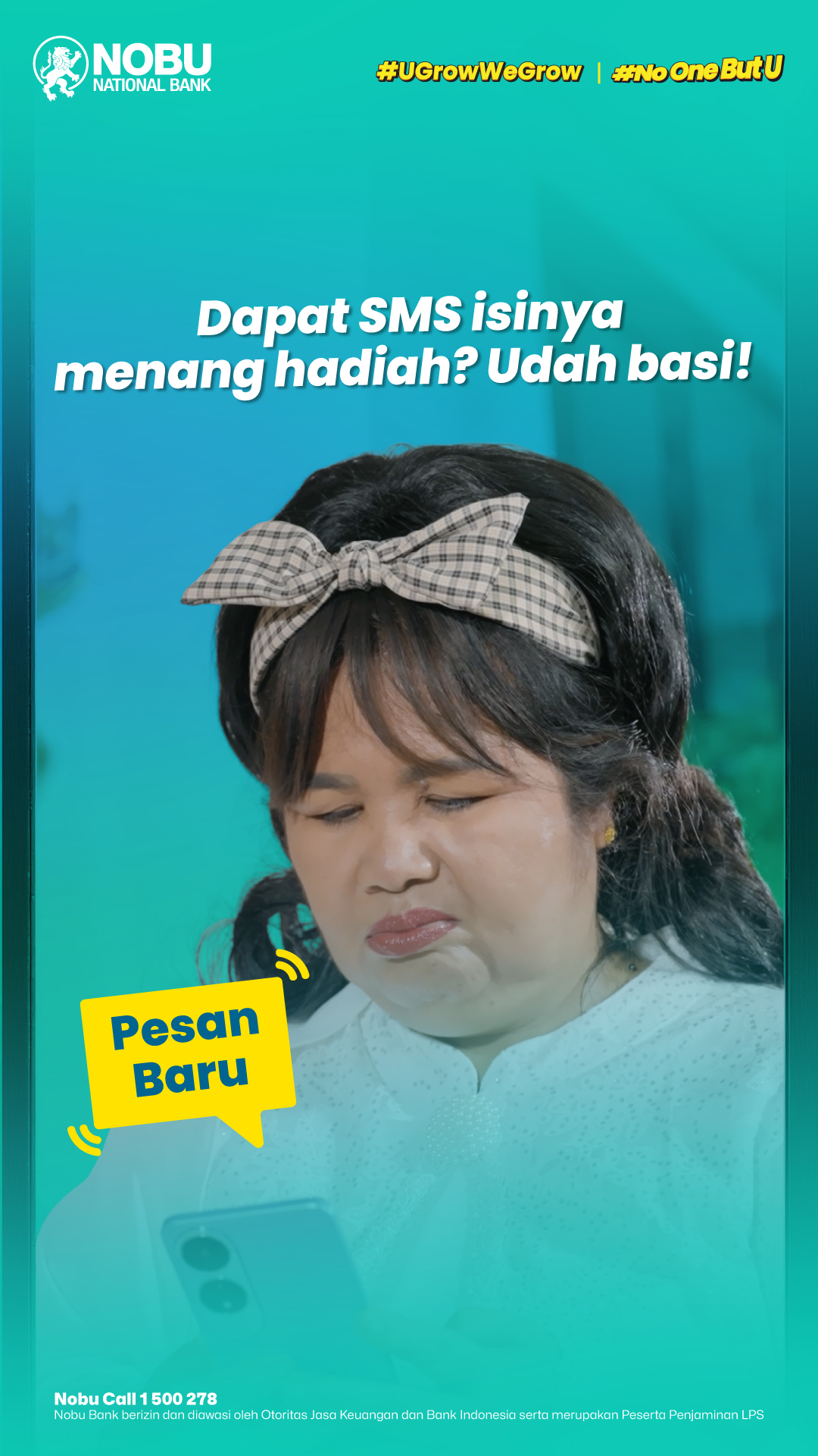Dapat SMS menang hadiah atau setipenya, tapi disuruh klik link mencurigakan Ingat Itu udah modus lama yang sering di...