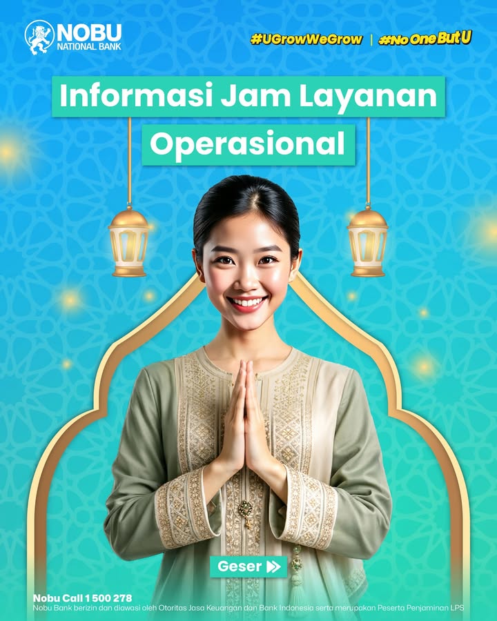  PENGUMUMAN Perubahan jam layanan operasional Dalam rangka menyambut Hari Suci Nyepi dan Hari Raya Idul Fitri, jam lay...