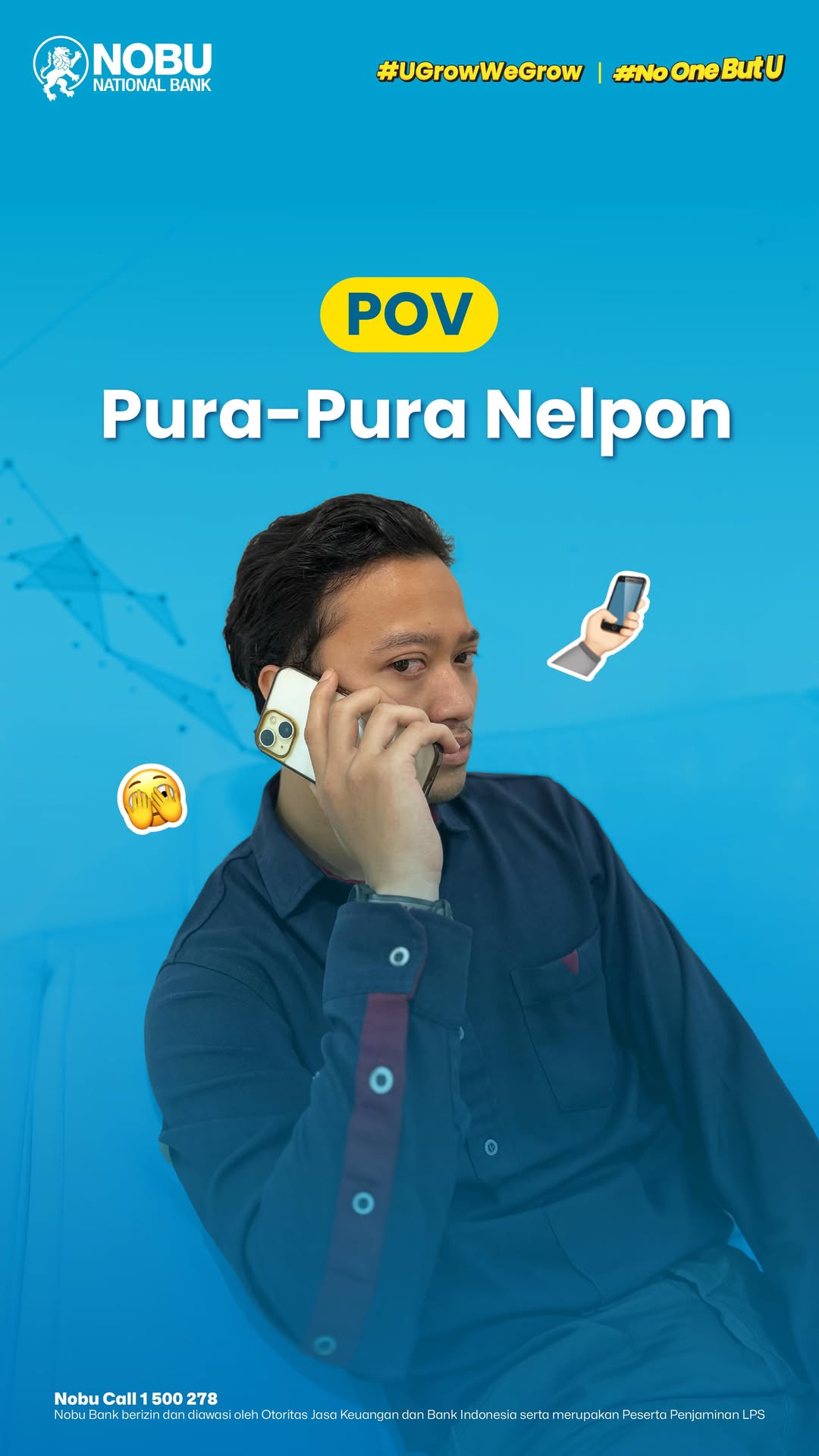  Tau, kok, cantik daripada pura pura nelpon mending langsung minta foto, kan bisa sekalian promosi Promosi...