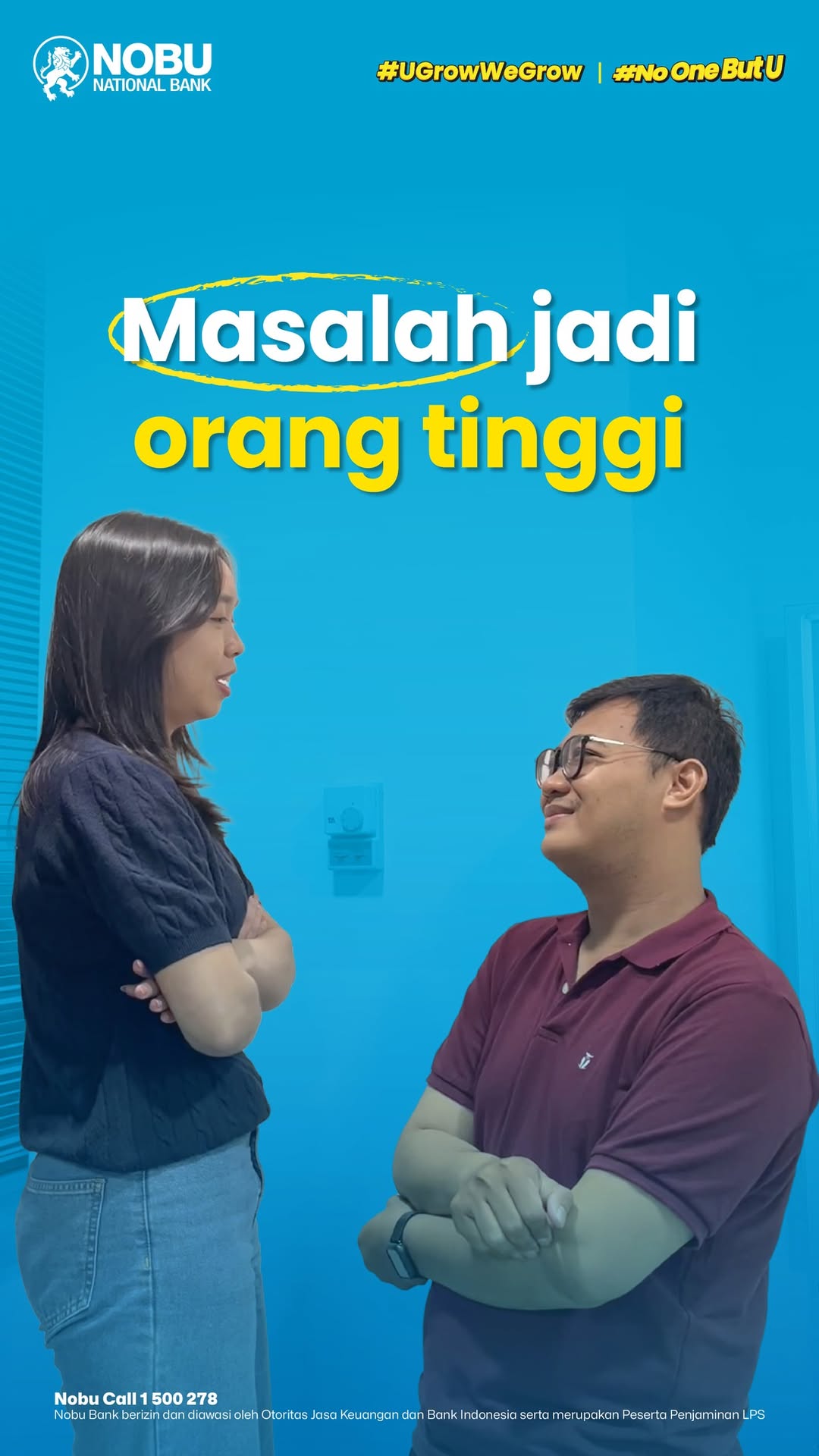 Mungkin kakaknya bercita cita jadi orang tinggi Makanya kakaknya cuma lagi nyobain gimana susahnya jadi orang tinggi, ...