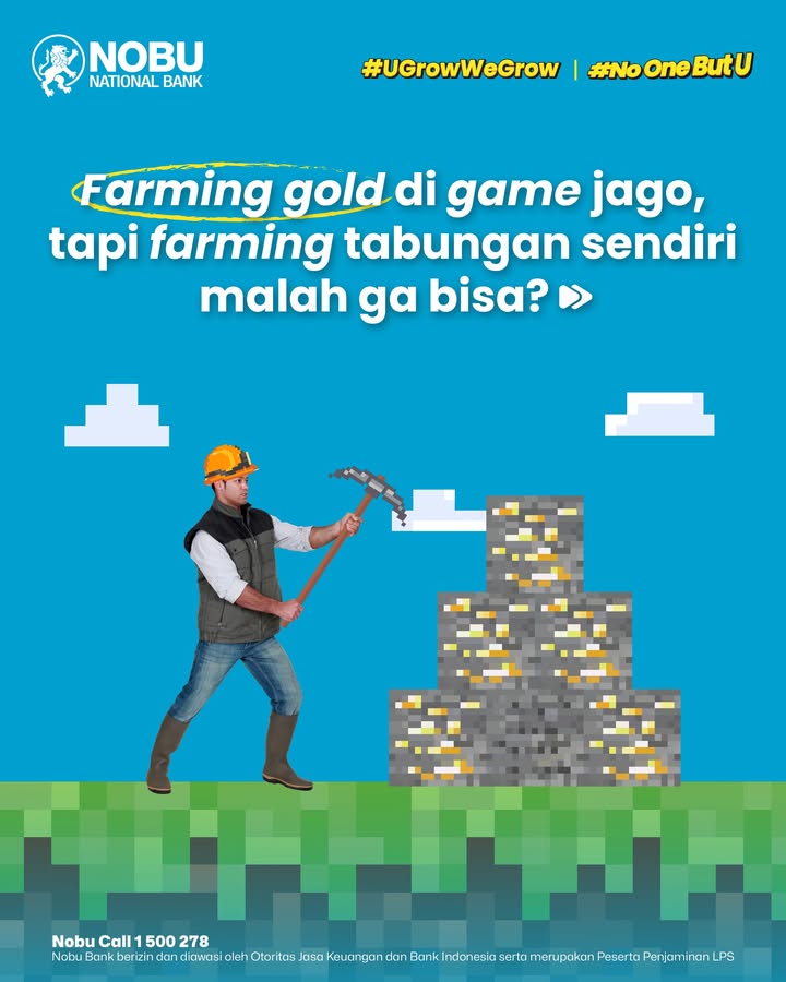 Farming gold di game jago, farming tabungan sendiri masa ga bisa Padahal dari farming gold itu, secara ga langsung ka...