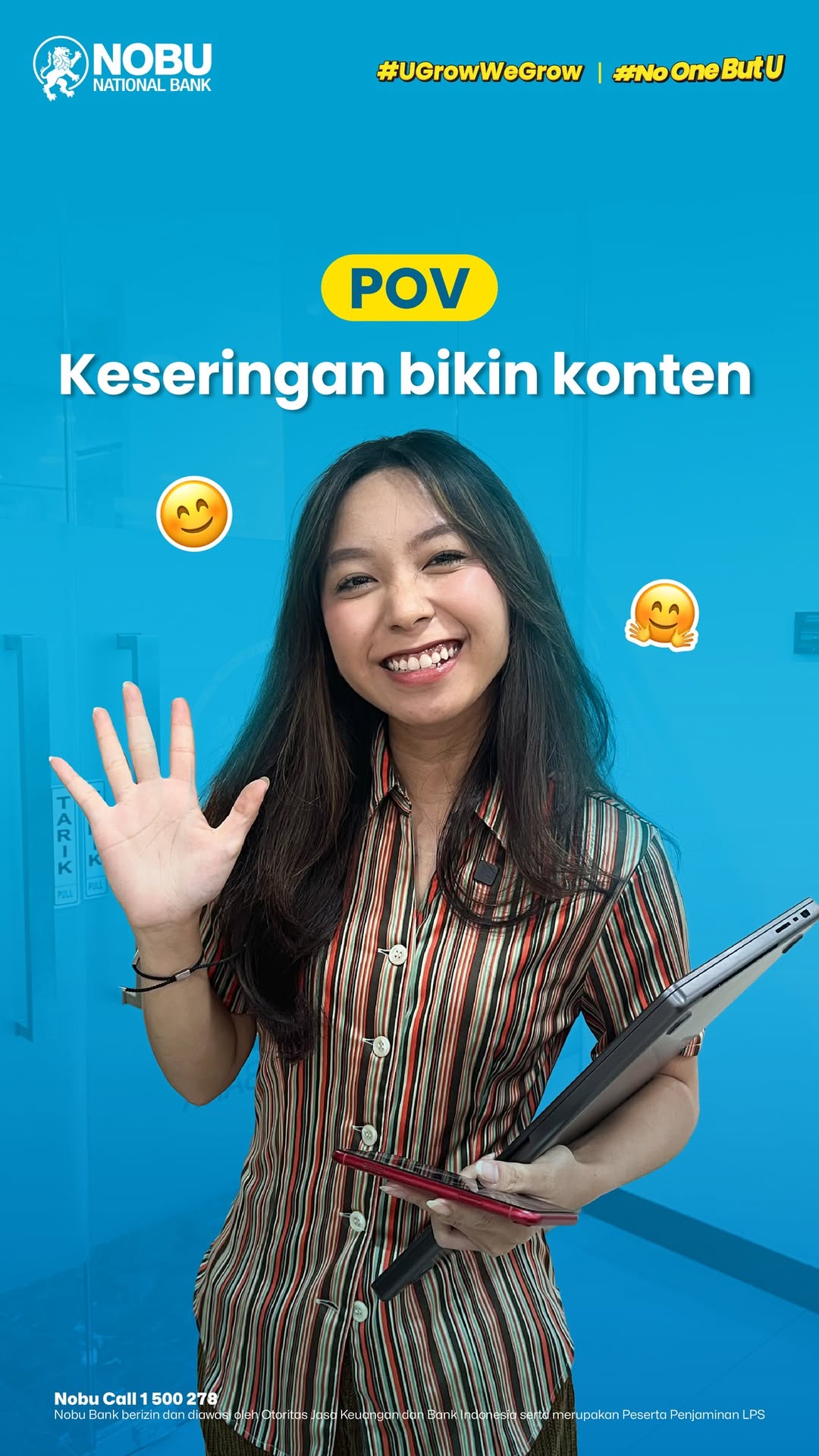 Default nya memang content creator banget Disapa dikit, auto aktivasi mode bikin konten promosi