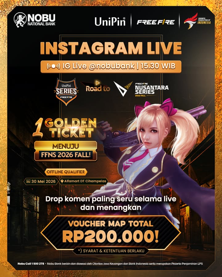  Special Report IG Live Nobu Bank x UniPin Series Giveaway Sampurasun, Bandung Udah siap buat sambut UniPin Ser...
