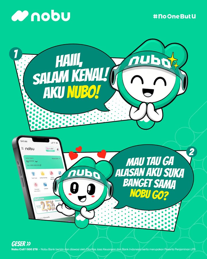 Kenapa, ya, Nubo suka banget sama nobu Go Soalnya di nobu Go ada banyak banget fiturnya, mulai dari tabungan yang bun...