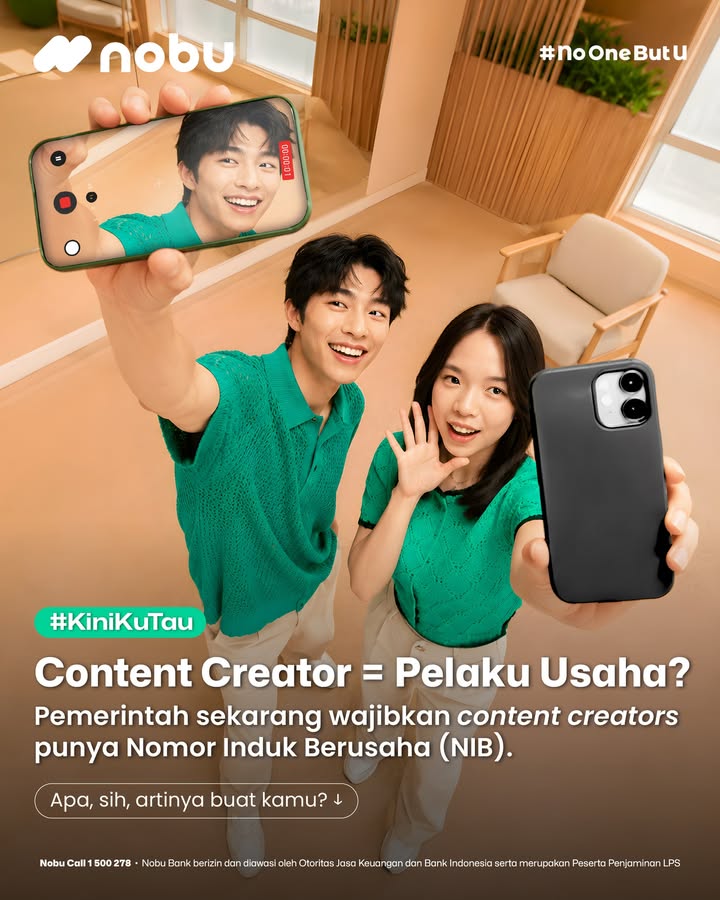 Content creator sekarang resmi dianggap pelaku usaha. Udah tau artinya buat kamu Lewat Peraturan BPS No