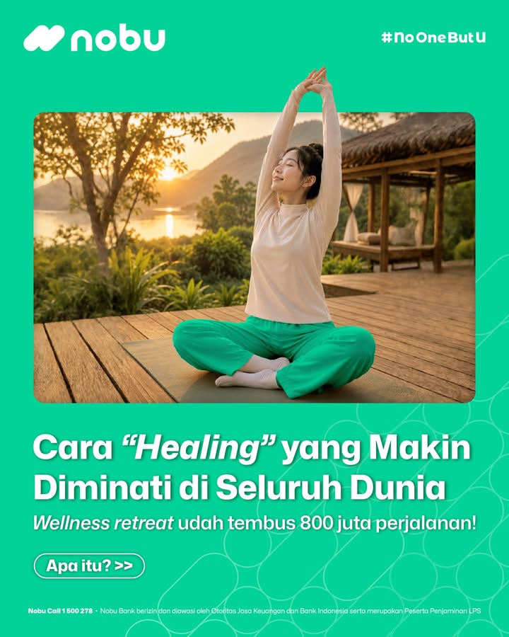 Siapa bilang healing udah pasti cuma jalan jalan Pernah dengar istilah wellness retreat Tren liburan ini lagi dimina...