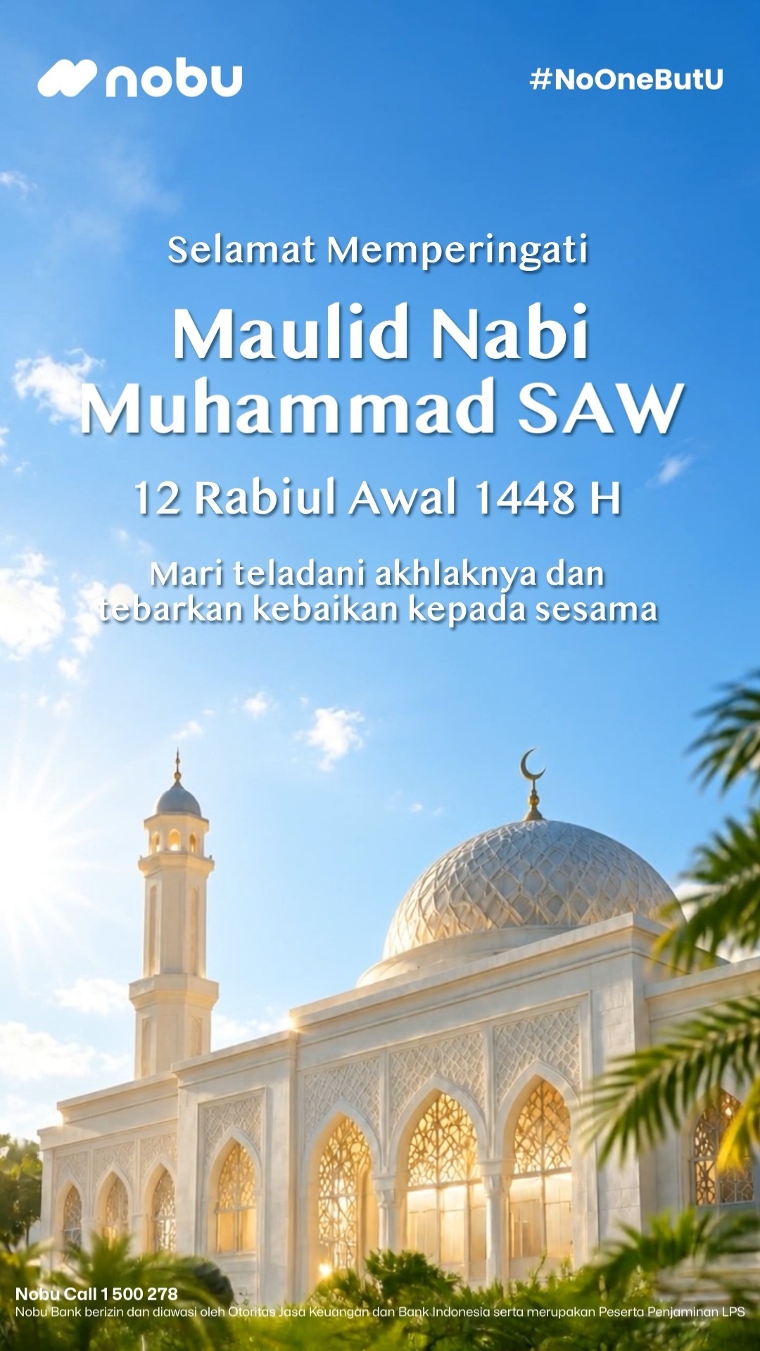 Selamat memperingati Maulid Nabi Muhammad SAW 1448 H Mari jadikan momen ini sebagai pengingat untuk merenungkan dan te...