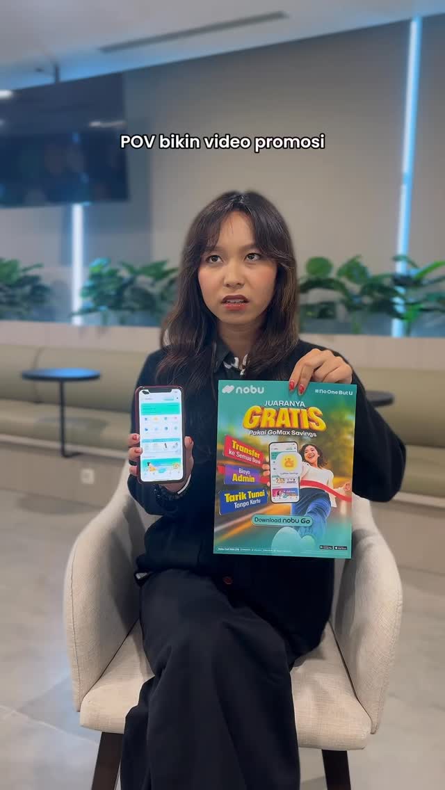 Jujur awkward banget bikin video pakai meta glasses Tapi demi bikin video promo Nobu GoMax Savings yang gratis...