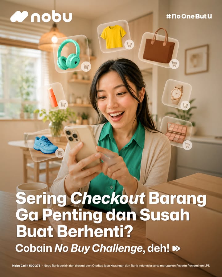 Sering bilang cuma checkout satu ini aja , tapi ujung ujungnya lanjut terus Kalau kebiasaan belanja mulai kerasa...