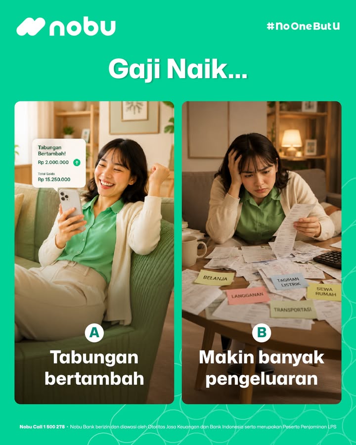 Gaji naik, bukannya tabungan bertambah malah makin banyak pengeluarannya Bisa jadi kamu sedang mengalami lifestyle i...