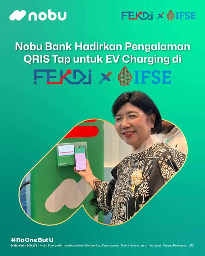 Nobu Bank hadir di FEKDI x IFSE 2026 bawa pengalaman QRIS Tap Nobu Bank turut meramaikan FEKDI IFSE 2026 di Jakarta I...