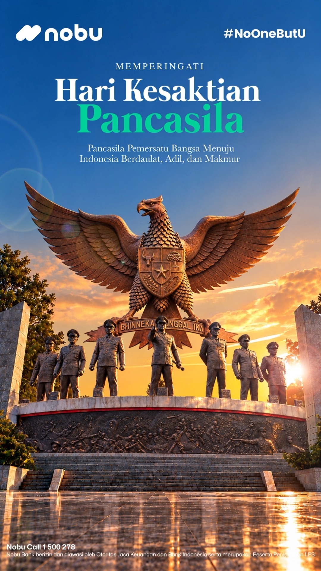 Selamat Memperingati Hari Kesaktian Pancasila Indonesia dibangun dari beragam latar belakang, budaya, dan cara pan...