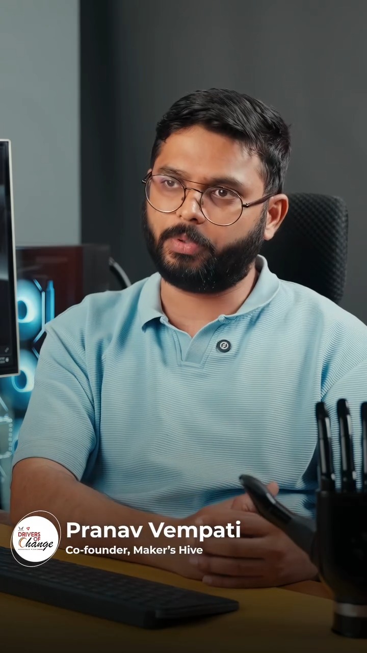 Our next Driver of Change, Pranav Vempati, Co founder of Maker s Hive, is pioneering accessible tech innovations that empowe...