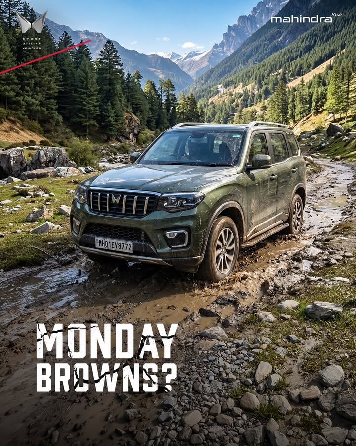 Browns over blues, anyday Mahindra, Mahindra Auto, Mahindra Scorpio N, Scorpio N, The Big Daddy Of SUVs Mahindra Mahin...