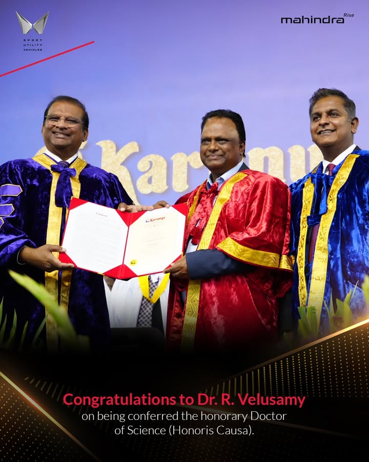 Every great engineer leaves behind more than products. They leave behind a way of thinking. Congratulations to Dr. R