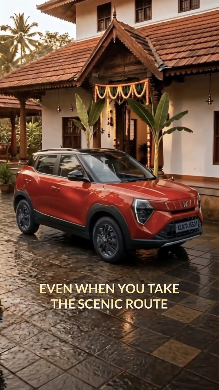 Onam Sadyas calling. Good thing the XUV 3XO goes from 0 to 60 in 4.5 seconds. Celebrate Onam with Mahindra XUV 3XO