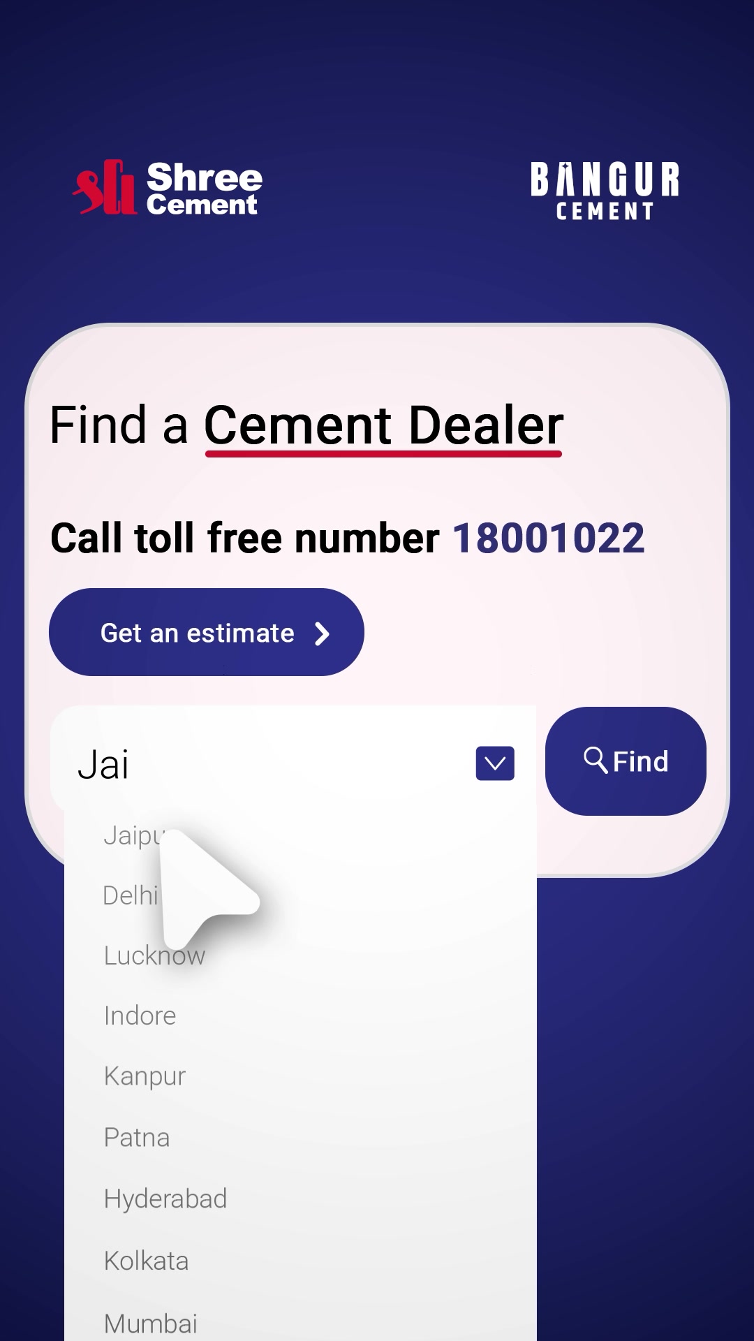Bangur Cement Dealer Locator ke saath dhundhiye najdeeki dealers sirf ek click mein SolidGharSirfBangur
