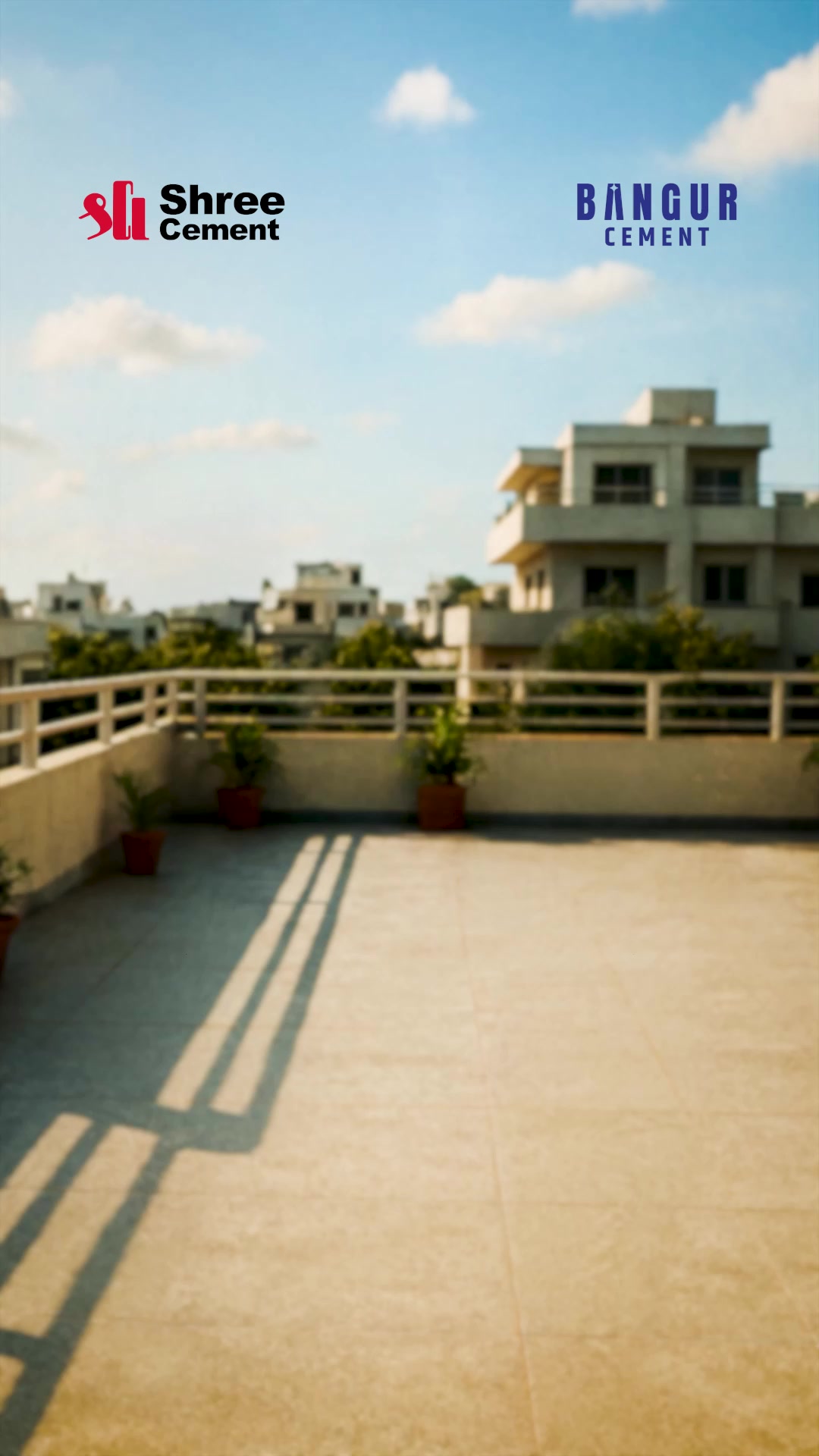 Mausam chahe koi bhi ho, par chhat rahe solid Roofon Cement ke saath BangurRoofon SolidGharSirfBangur