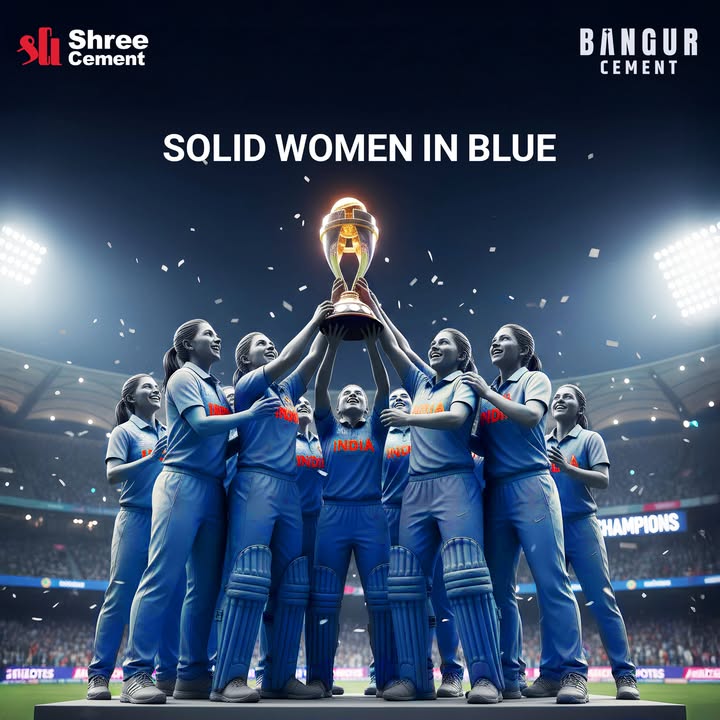 Solid Women in Blue. SolidVictory SolidGharSirfBangur