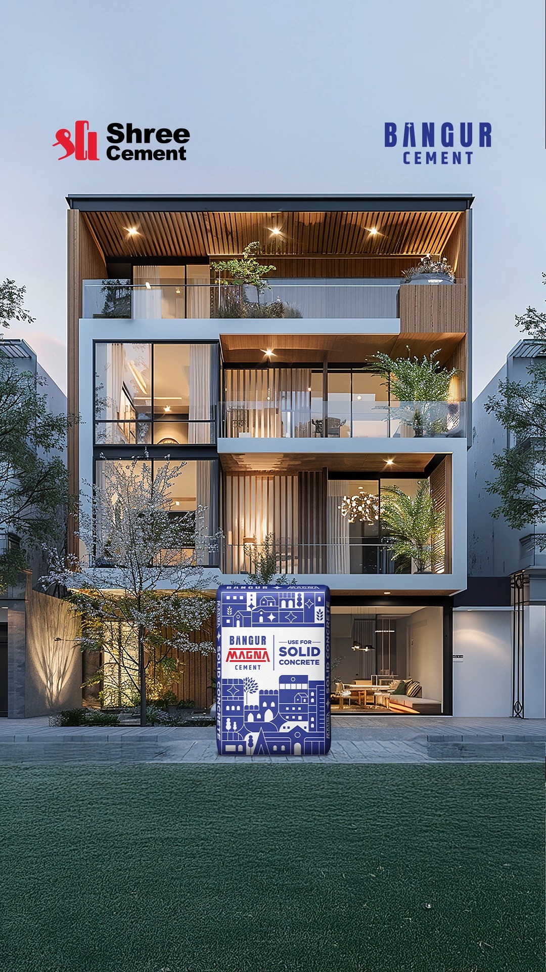 Build Stylish. Build Solid. Use Bangur Magna. SolidGharSirfBangur