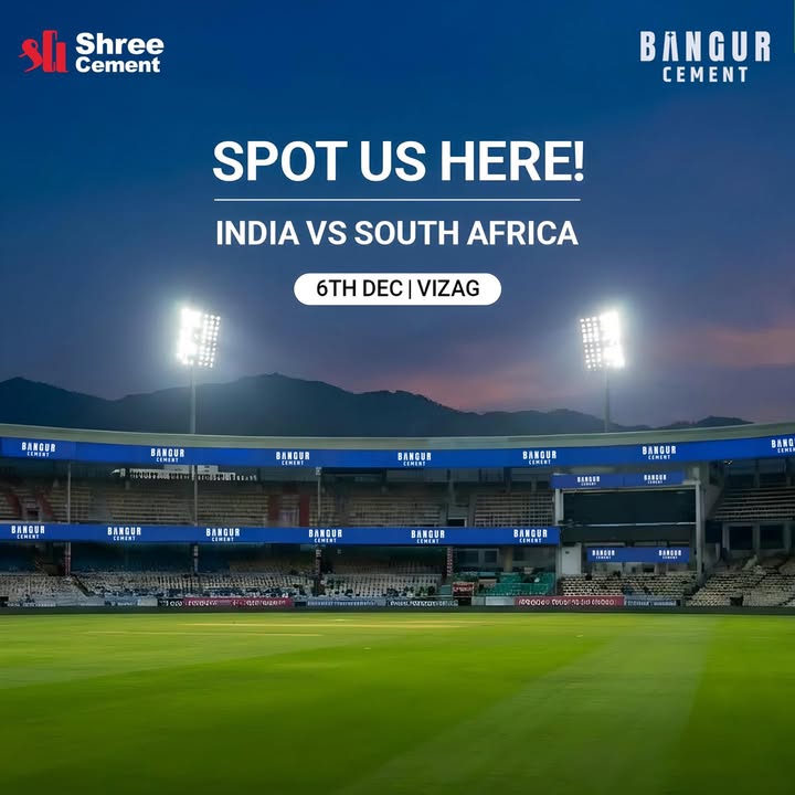 Shots SOLID, match SOLID, presence bhi SOLID. India vs SA Vizag 6th Dec SolidGharSirfBangur