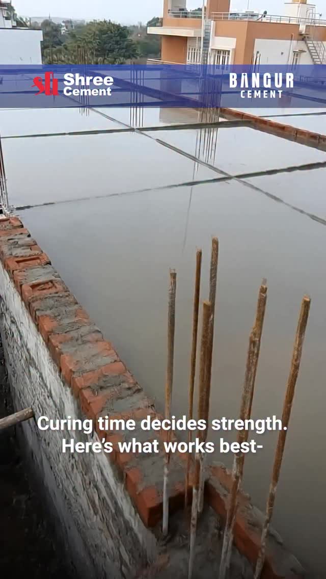 A solid structure is built with the right cement and proper curing