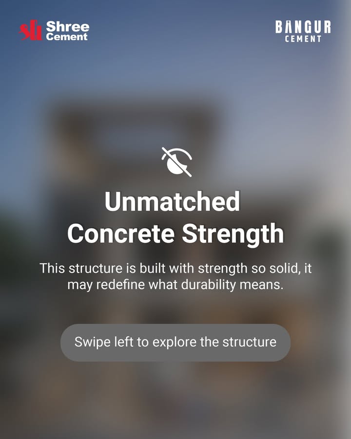 Experience unmatched concrete strength with Bangur Magna SolidConcrete BangurMagna UnmatchedStrength SolidFoundations ...