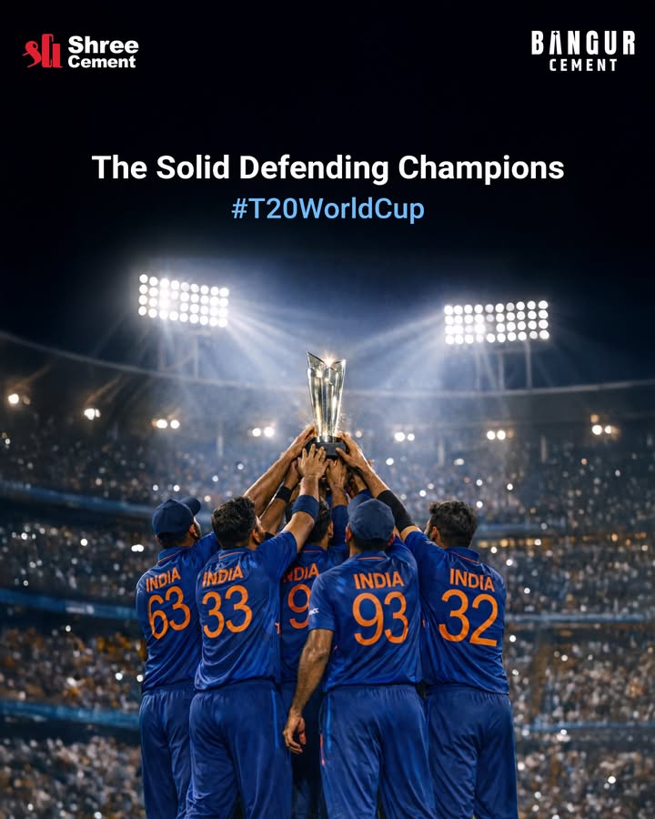 The Solid Defending Champions. T20WorldCup SolidWin SolidChampions DefendingChampions SolidGharSirfBangur