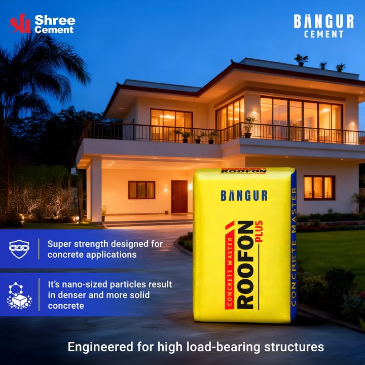 Engineered for High Load Bearing Structure BangurRoofon Construction ShreeCement BuiltToLast BuildSmart