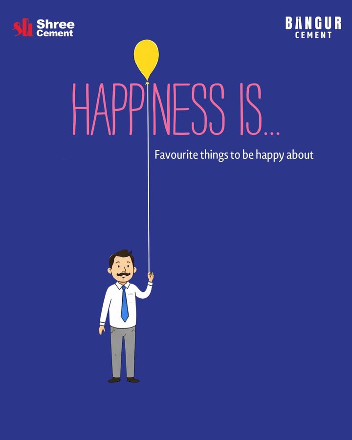 Happiness is seeing your dream come true InternationalDayofHappiness BangurCement BangurMagna SolidFoundations Builtt...