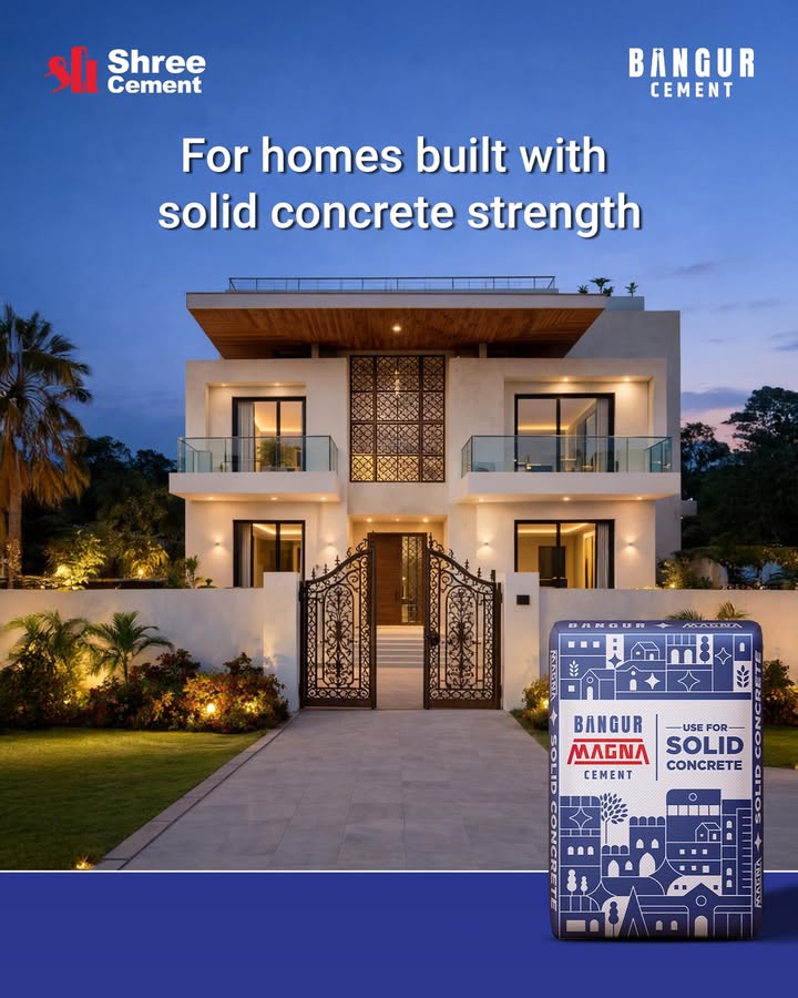 Concrete strength that lasts for generations. BangurMagna BestCement SolidConcrete BuilttoLast SolidGharSirfBangur