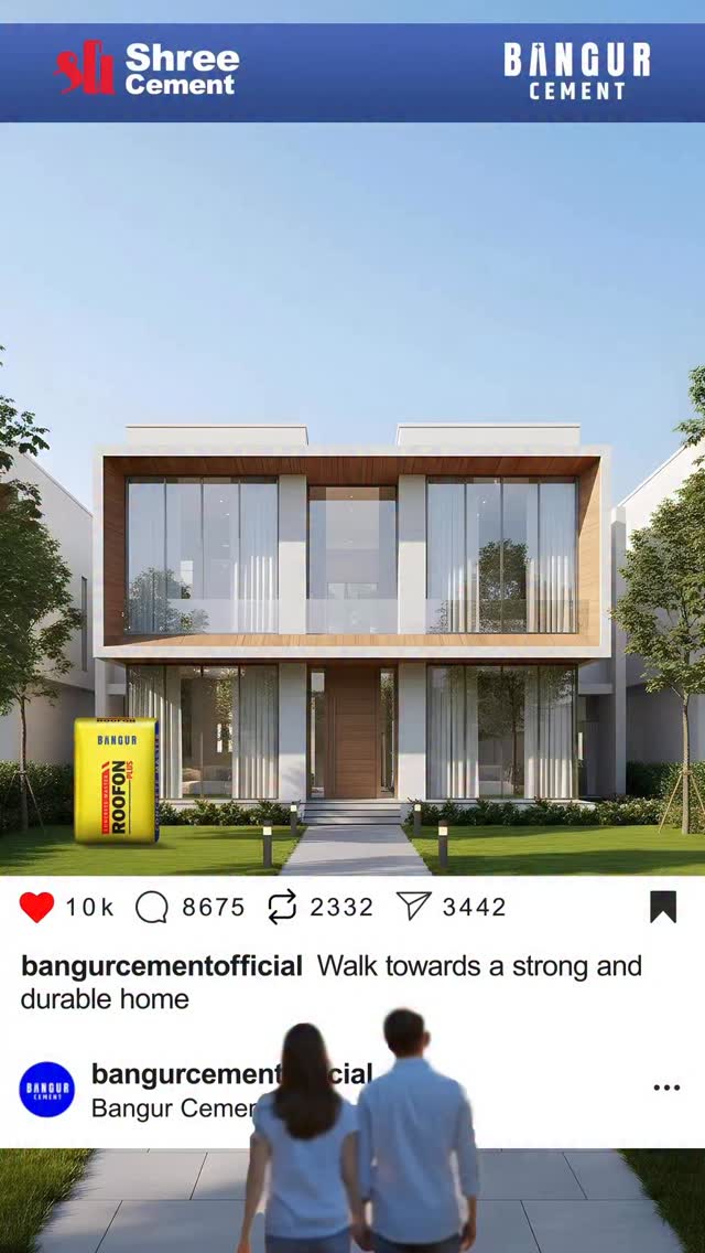 With Nano particles that make denser concrete for stronger homes RoofonCement DenserConcrete BuildWithRoofon SolidStren...