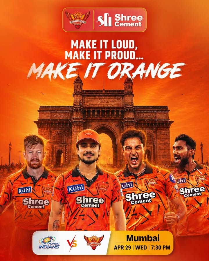 Make it Loud, Make it Proud Make it Orange See you tonight at 7 30pm