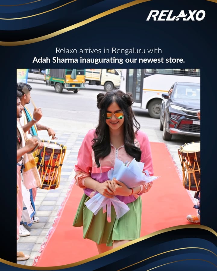 Bengaluru, we re here Our newest Relaxo store is now open, and we were delighted to have Adah Sharma inaugurate thi...