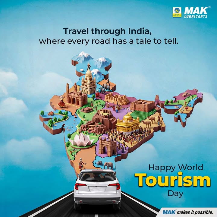 This World Tourism Day, lets celebrate the beauty of every journey that makes India unforgettable