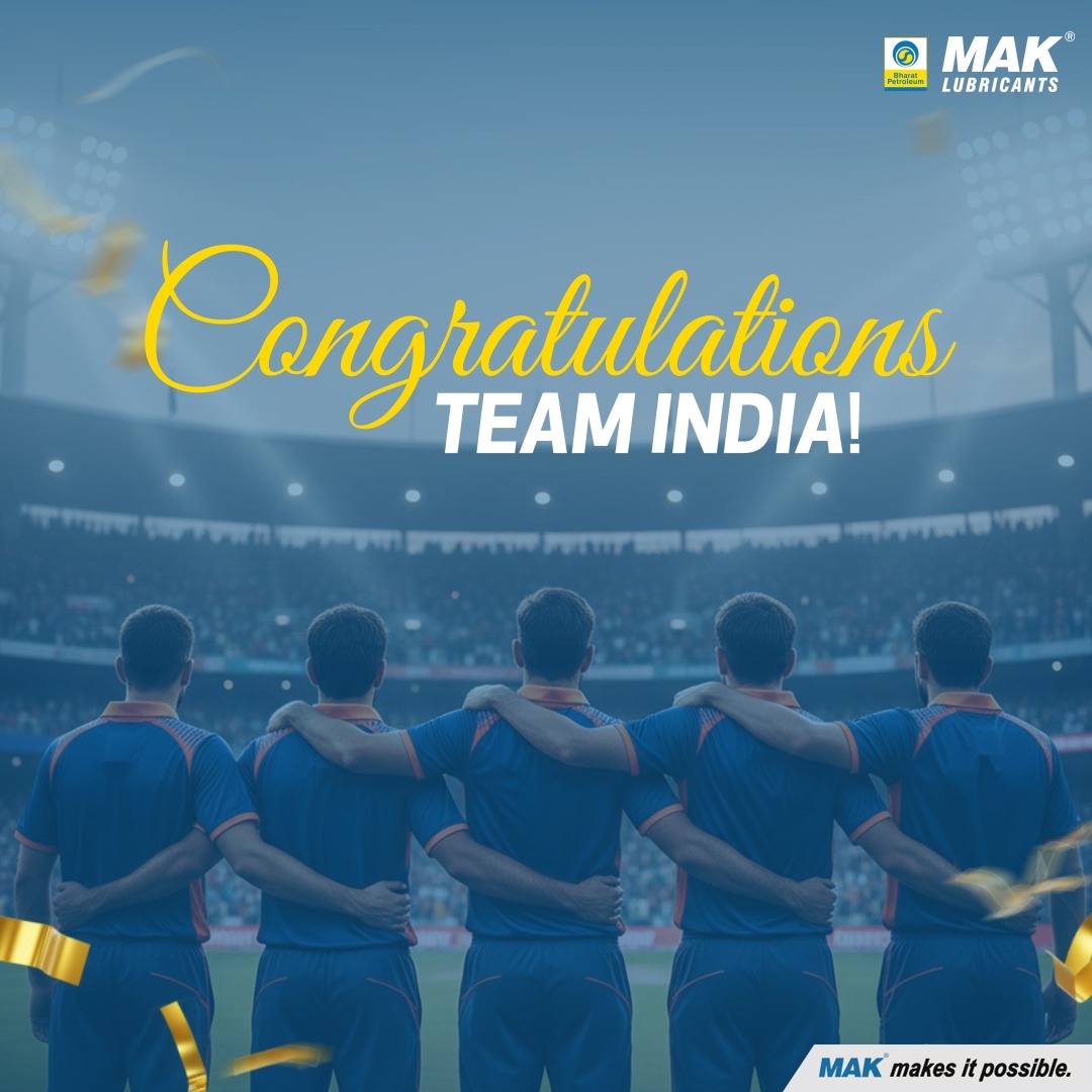 From the first over to the final roar, they stayed on course and brought the nation to its feet Well played, Team India ...