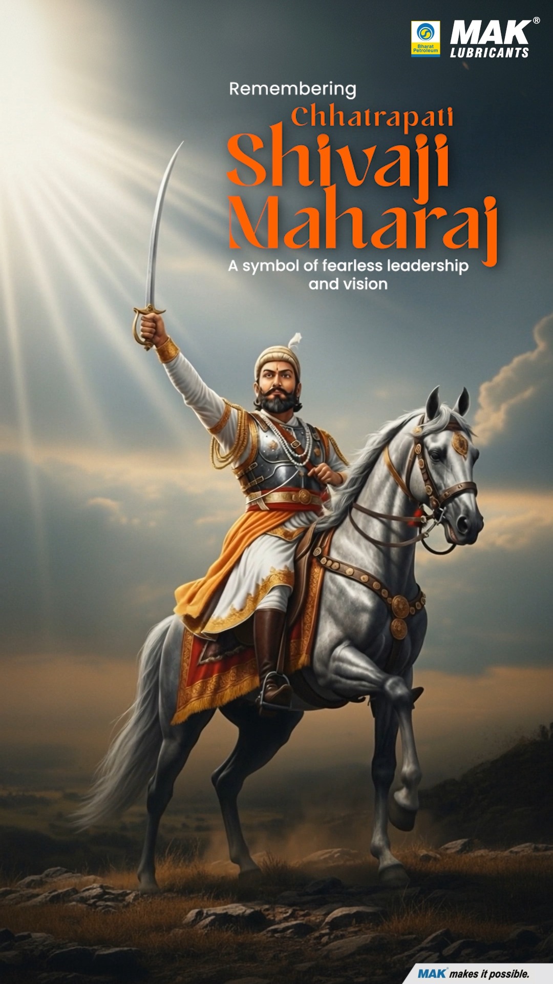 On the birth anniversary of Chhatrapati Shivaji Maharaj, we honour a legacy of courage, vision, and unwavering leadership