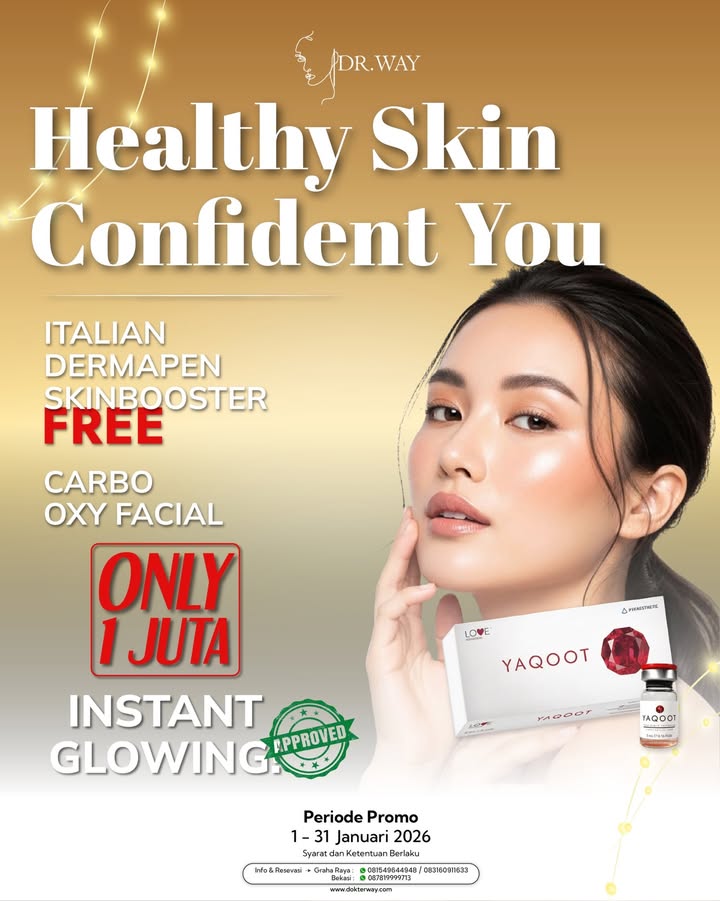  NEW YEAR GLOW UP WITH DOKTERWAY Tahun baru saatnya tampil lebih glowing, sehat, dan percaya diri Mulai 2026...