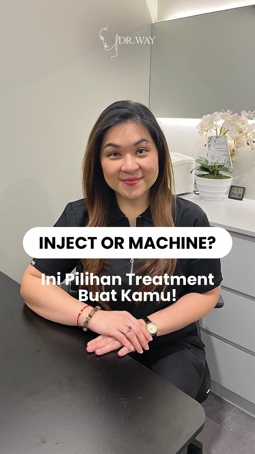 Apapun masalah kulitmu datang ke Klinik Dokterway karena Setiap treatment dikerjakan oleh dokter profesional