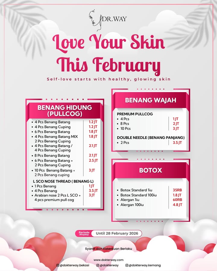  Glow Better, Love Your Skin This February Bulan Februari waktunya manjain diri dan kulit kamu Nikmati berbagai...