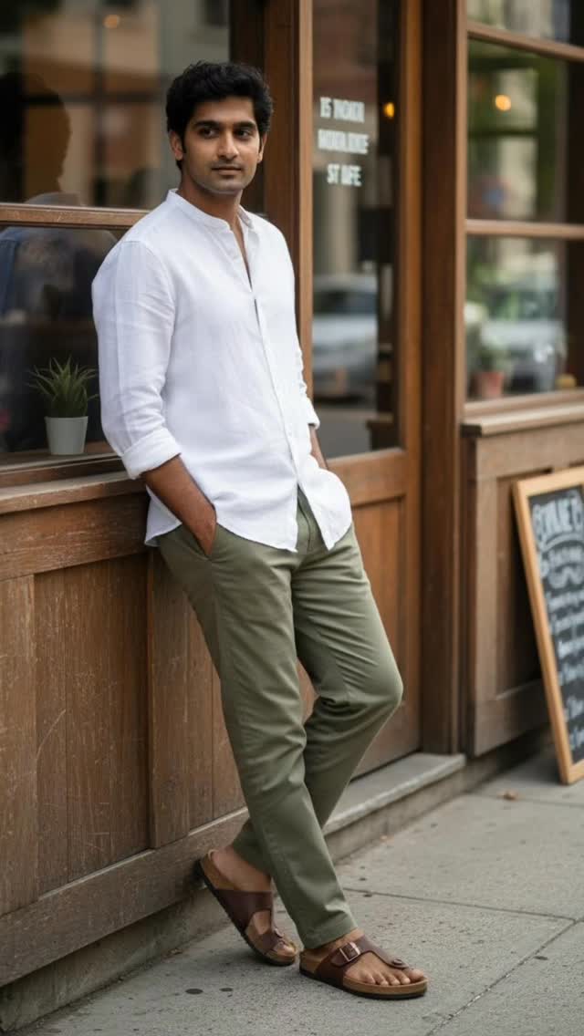 Midweek comfort sorted Brown leather sandals bringing that Wednesday energy we all need