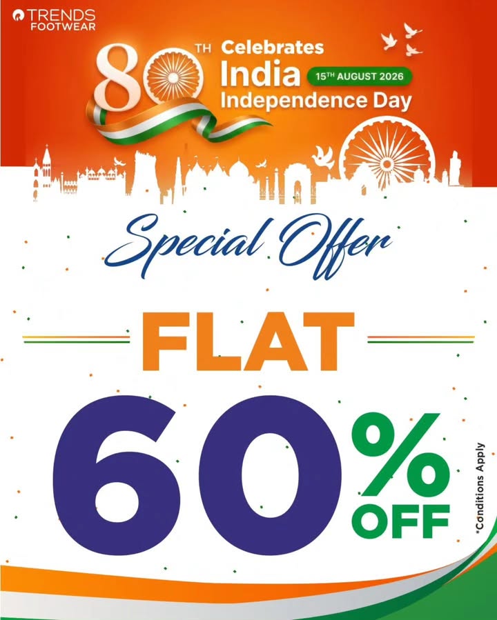  Step Into Freedom with Spectacular Savings Happy 80th Independence Day, India Celebrate this histori...